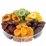 Healthy Tropical Dried Fruit Gift Tray 2 Pounds - 6 Section